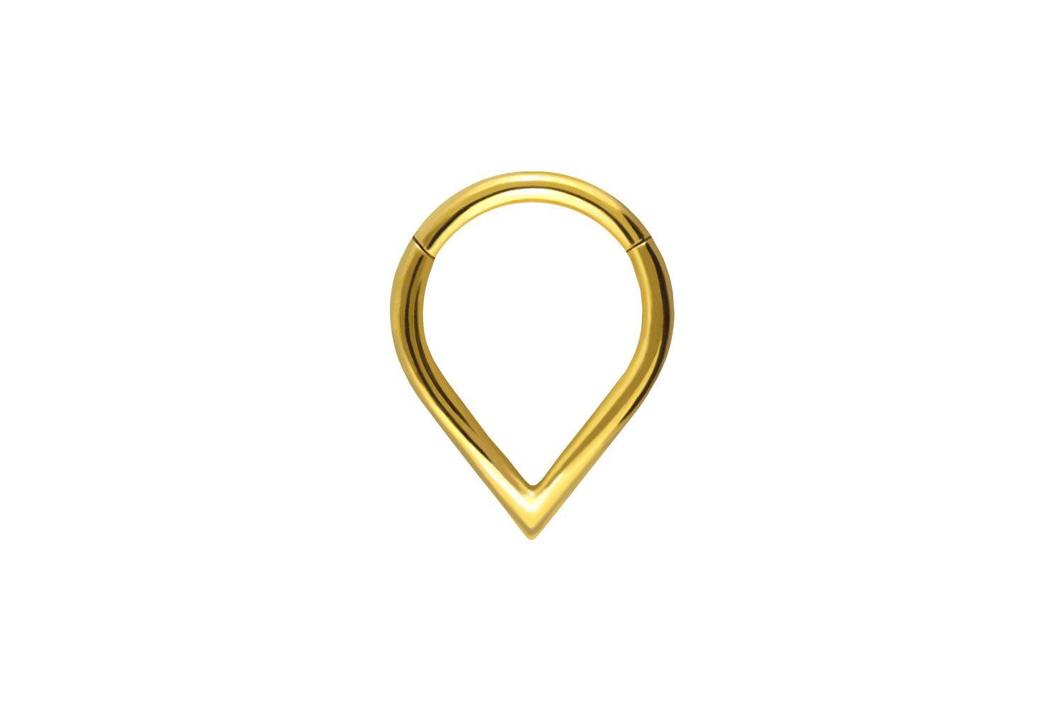 Titan Segmentring Clicker Piercing SPITZ